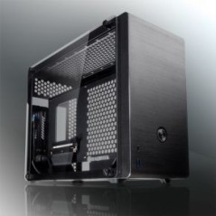 RAIJINTEK OPHION EVO Mini ITX Tower - Sleek Black Design without Power Supply - Perfect for Your Custom Build!